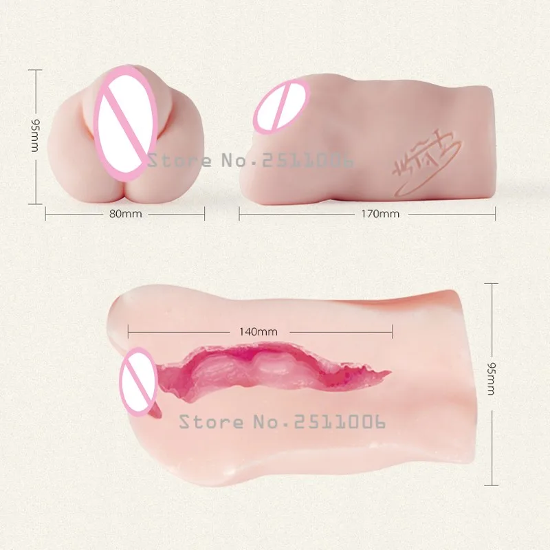 Japan NPG Xiaoyu Zhang AV Actress Dual Layer Reusable,Silicone Realistic Vagina Pocket Pussy Male Masturbator Sex Toy for Men 7