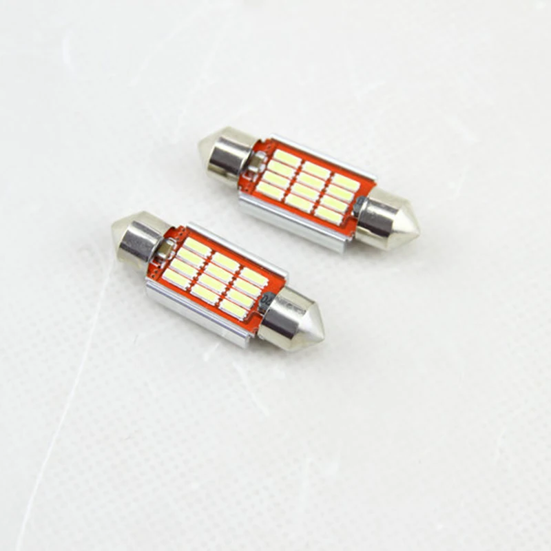 10x светодиодная гирлянда с can-шиной 31 мм 36 мм 39 мм 42 мм SV8, 5 C10W C5W Led 4014 SMD 12 V светодиодные лампы освещения автомобиля купольная лампа Подсветка регистрационного номера