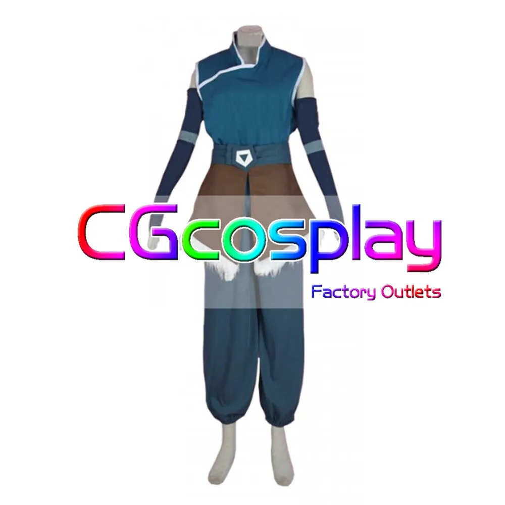 CGCOS Express Аватара Легенда о Korra сезон 4 единой Аниме игры Косплэй костюм Хэллоуин