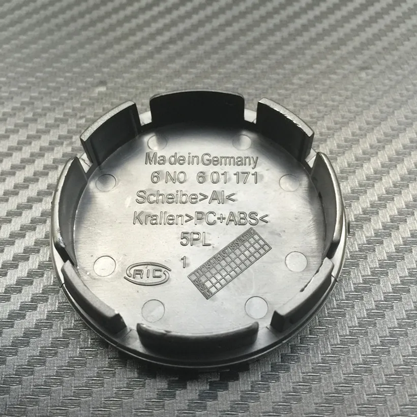 

100pcs 55mm 6N0 601 171 black car wheel center cap hub caps covers badge emblem For 6N0601171 Car Accessories