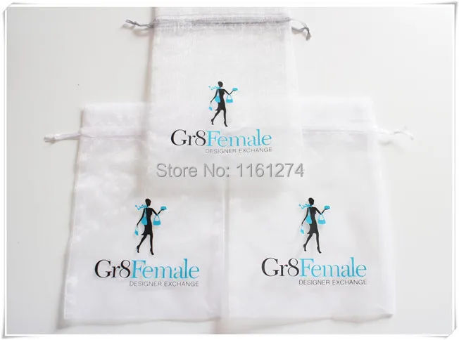 

Organza OEM Log 9*12CM MultiColor Pattern Organza Gift Candy Bags Jewellry Package Pouch