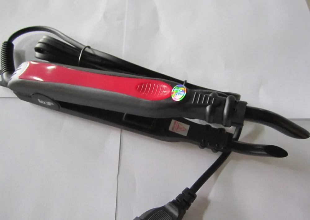 Профессиональные инструменты для укладки волос Регулируемый Контроль температуры волос Тепло Разъем Жезл Железный горячего расплава инструмент ЕС США Plug