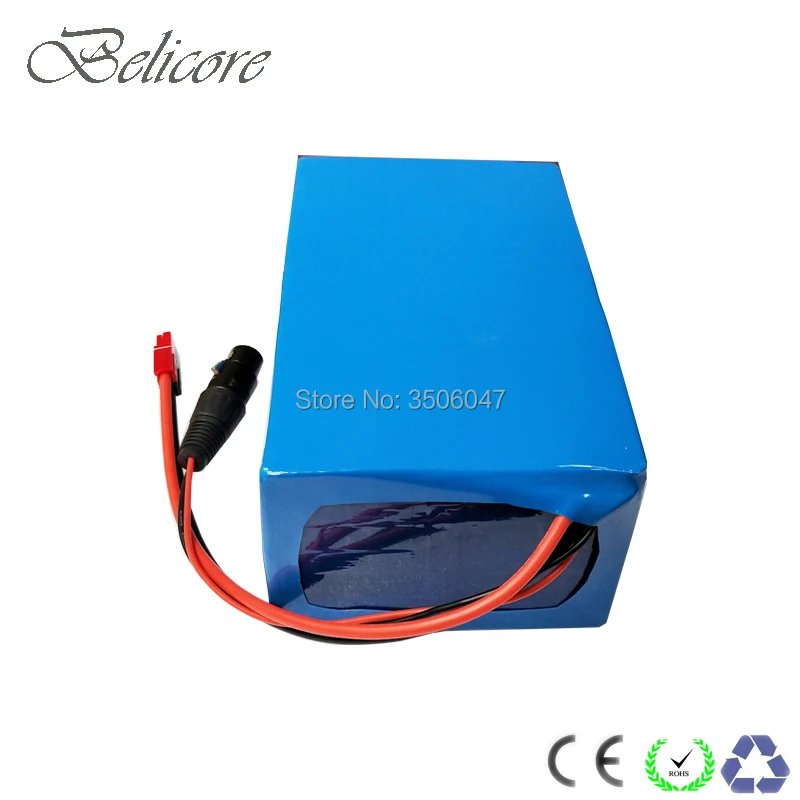 

EU US no Tax 750w 1000w ebike battery pack 52V 10.4Ah 11.6Ah 12.8Ah14Ah with 58.8V 2A charger