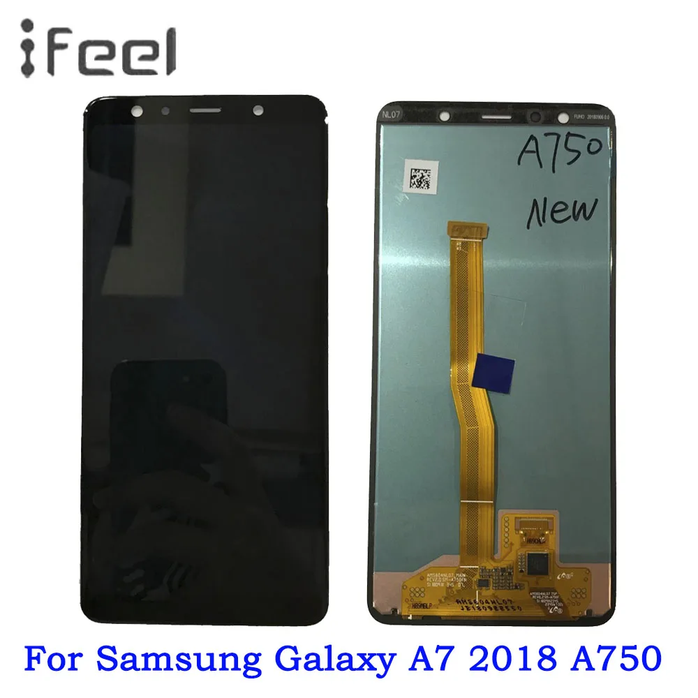 6 0 ''ЖК дисплей для Samsung Galaxy A7 2018 SM A750F A750 ЖК Дисплей Сенсорный экран планшета