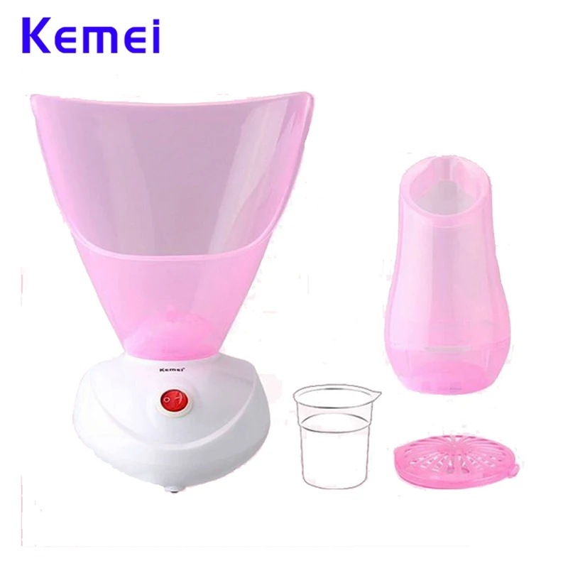 

Kemei KM-6068 Facial Steamer Cleaner Deep Cleaning Beauty Face Steaming Device Machine Facial Thermal Sprayer Skin Care Tool
