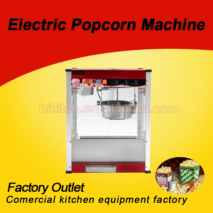 High quality commercial automatic commercial popcorn machine with CE