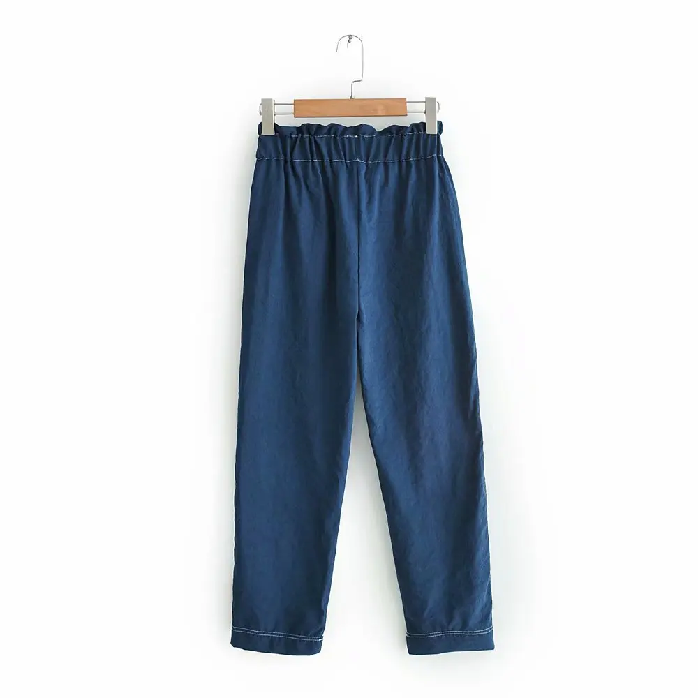 Горячая Распродажа Популярные Новые XQ9-38-9034 Евро-американские модные декоративные штаны для отдыха