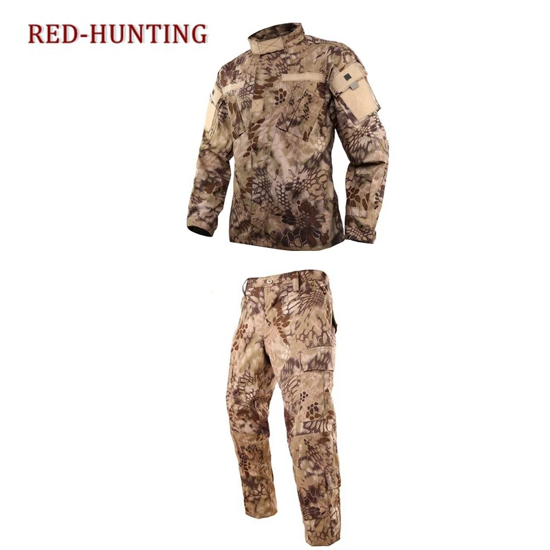 Военная Униформа Тактический Atacs a-tacs FG камуфляж PC рубашка из ...