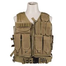 Полиции Военная Униформа тактический жилет Wargame Средства ухода за кожей Панцири спортивная одежда Молл Нападение Airsoft Пейнтбол несущей Strike жилет ж/кобура