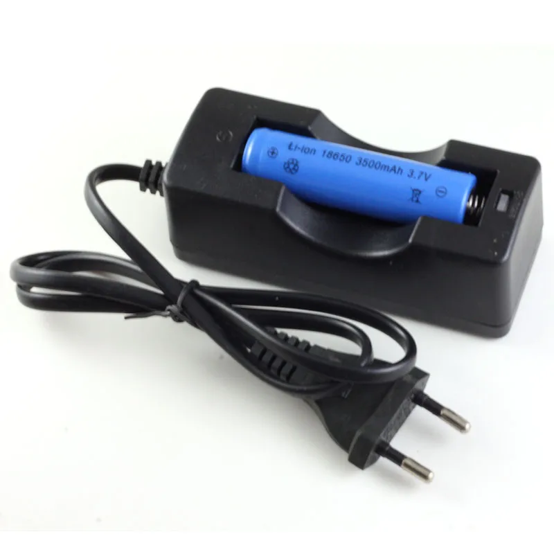 

18650 Chargers Hot Sales AC 110V 220V Dual Charger For 18650 3.7V Rechargeable Li-Ion Battery EU Plug