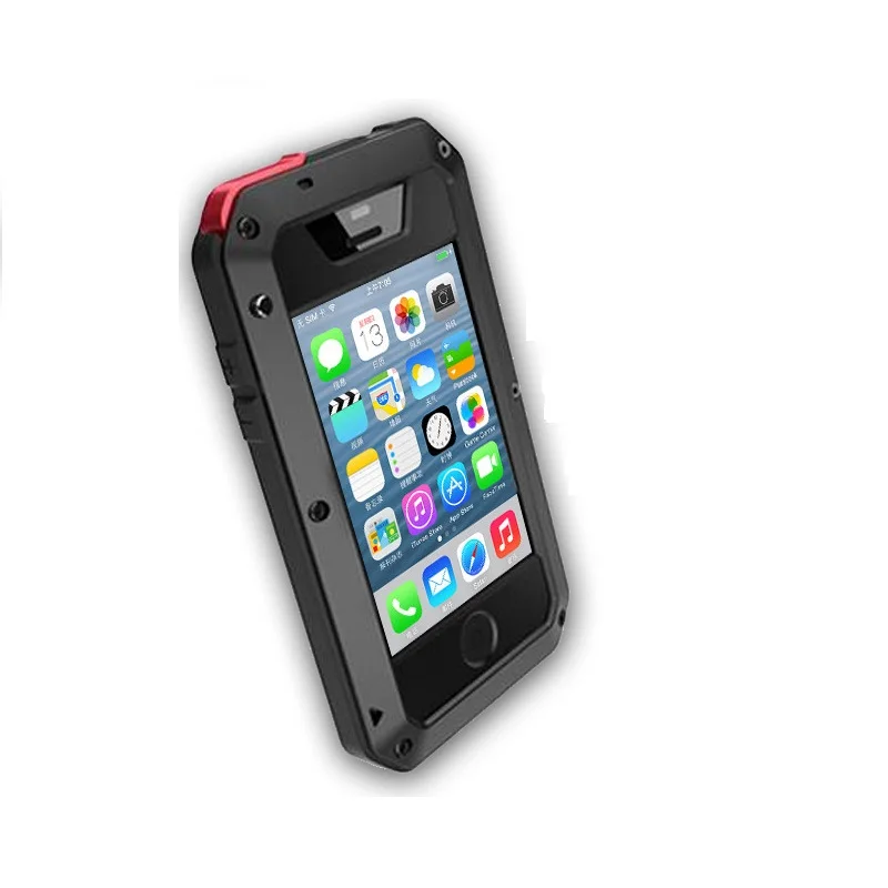 Luxury doom armor Dirt Shock Waterproof Metal Aluminum cell phone case