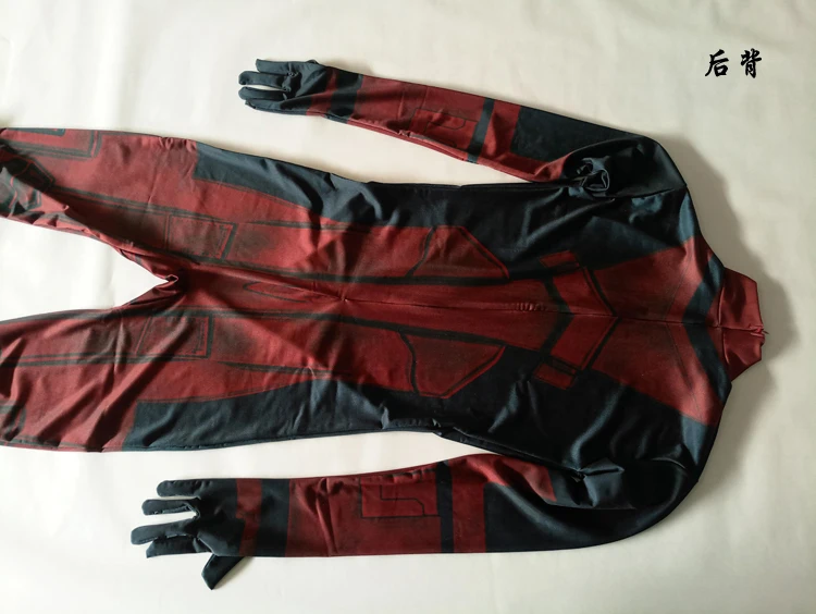 Mens Halloween Cosplay Red Spandex Full Body Deadpool Costume Adult for Party Shows Superhero Cosplay Carnival Zentai Suit Kids