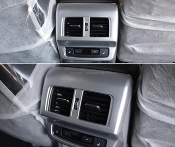 

For Audi Q5 2018 ABS Accessories Car-styling Interior Armrest Air Vent Decoration Cover Trim 1*