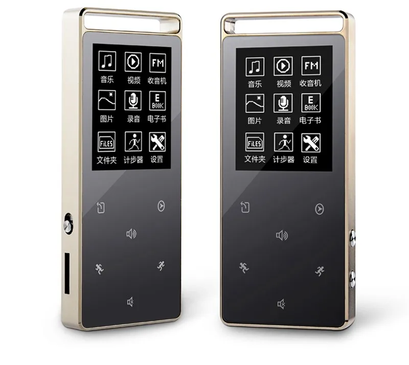 2018 Upgrade Bluetooth MP3 Player 8GB Metal Bady Touch Screen Lossless Sound High Quality Music With Pedometer FM E-Book | Электроника