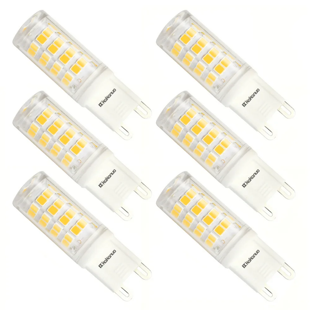 G9 LED BULB AC110V / 220V 3W Equivalent 40W Halogen Lamp Warm White 3000K 360 Degree Non-dimmable 52X2835SMD 6PCS | Лампы и освещение