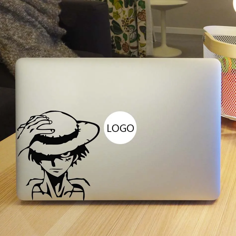 One piece капитан Луффи виниловая наклейка на ноутбук для Apple наклейка для MacBook Air 13 Pro retina 11 12 15 17 дюймов Mac Mi Book наклейка на кожу