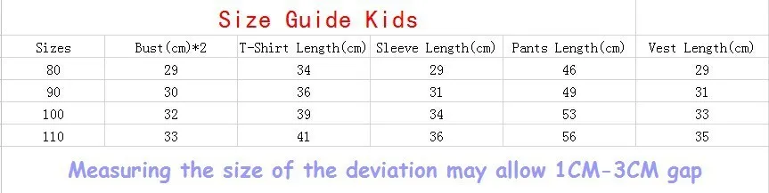 Sizes