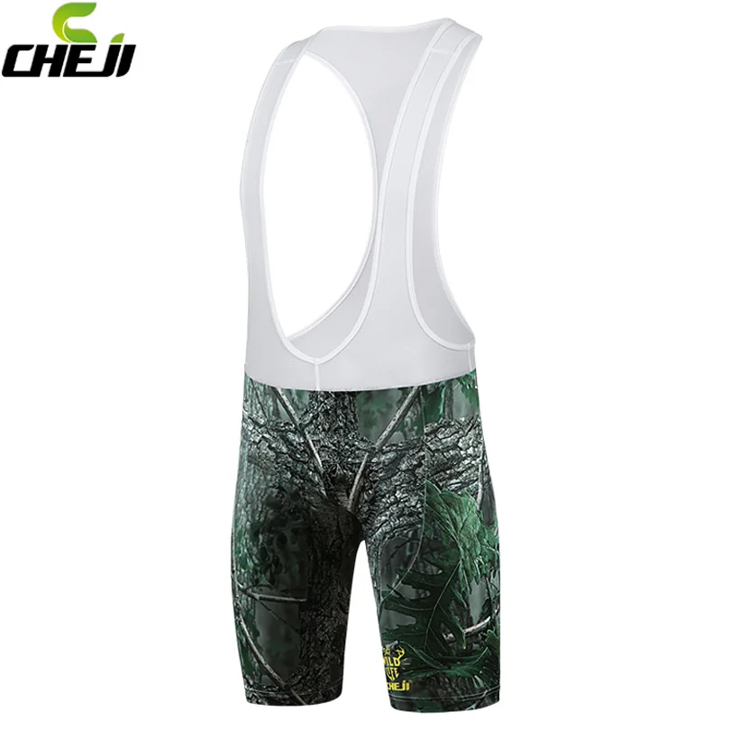 Forest Camouflage CHEJI Mens Cycling Bicycle Bib Shorts Size S-XXXL | Спорт и развлечения