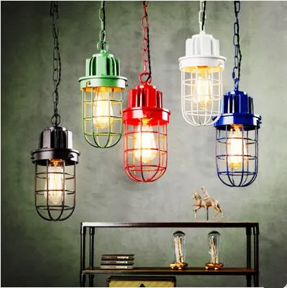 

American Metal Edison Loft Industrial Pendant Light Bar Dinning Room Retro Vintage Lamp Hang Lights Fixtures Lampara Colgante