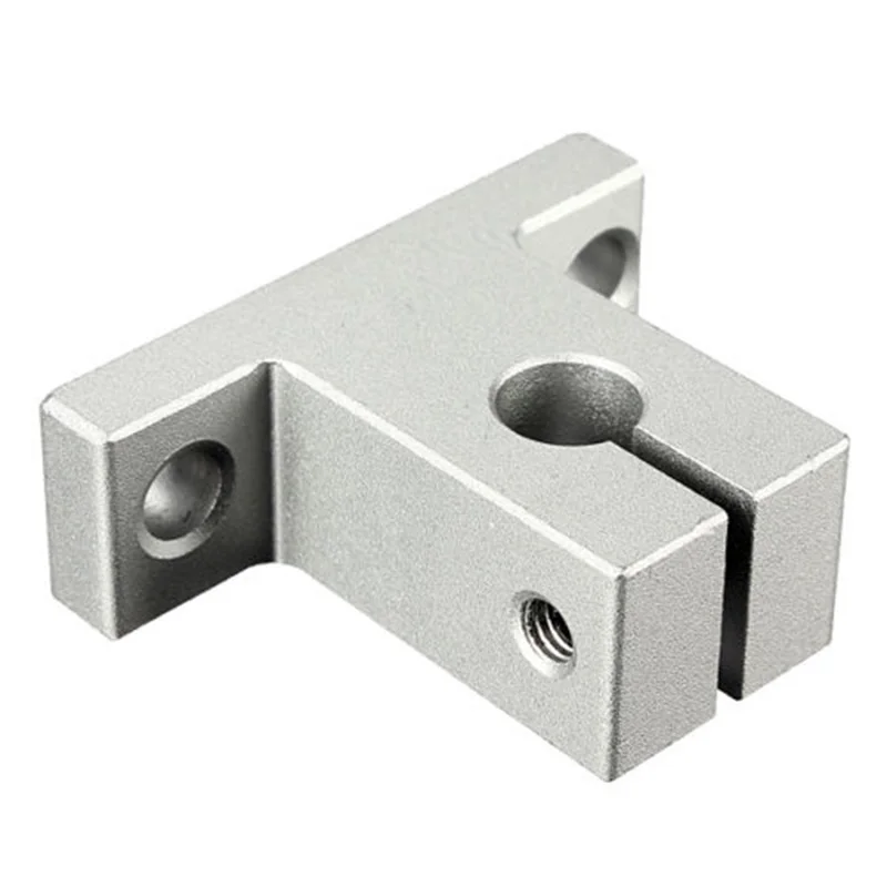 

KSOL 12 x 8mm SK8 Motor Chrome Linear Rail Shaft Guide Support Bracket/Bearing Step