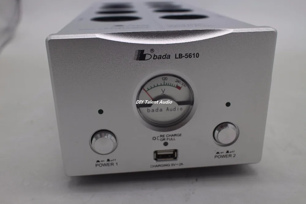 Штепсельный фильтр Bada 5610 EU штепсельная розетка Schuko 2 канальный питания с USB и vu