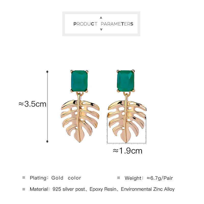 Rectangle Drop Earrings  (13)