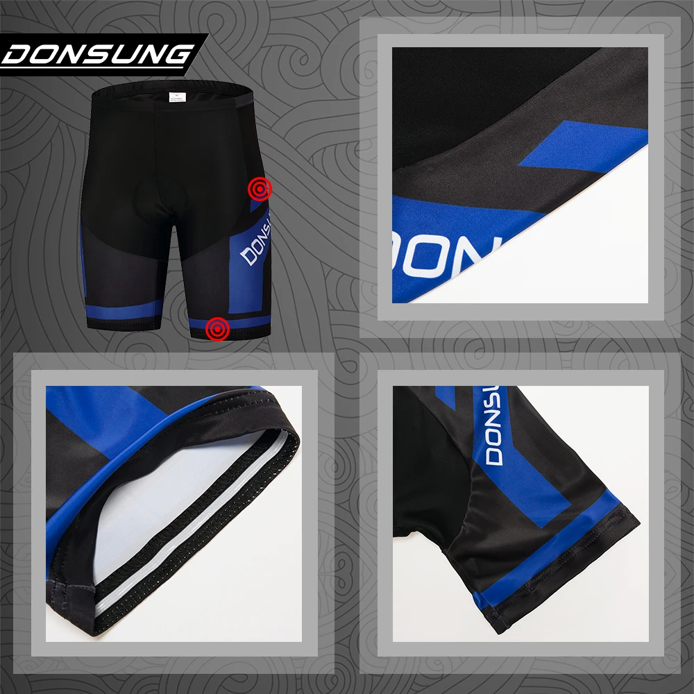 Комплект велосипедной одежды DONSUNG велосипедная форма 100% полиэстер MTB для мужчин