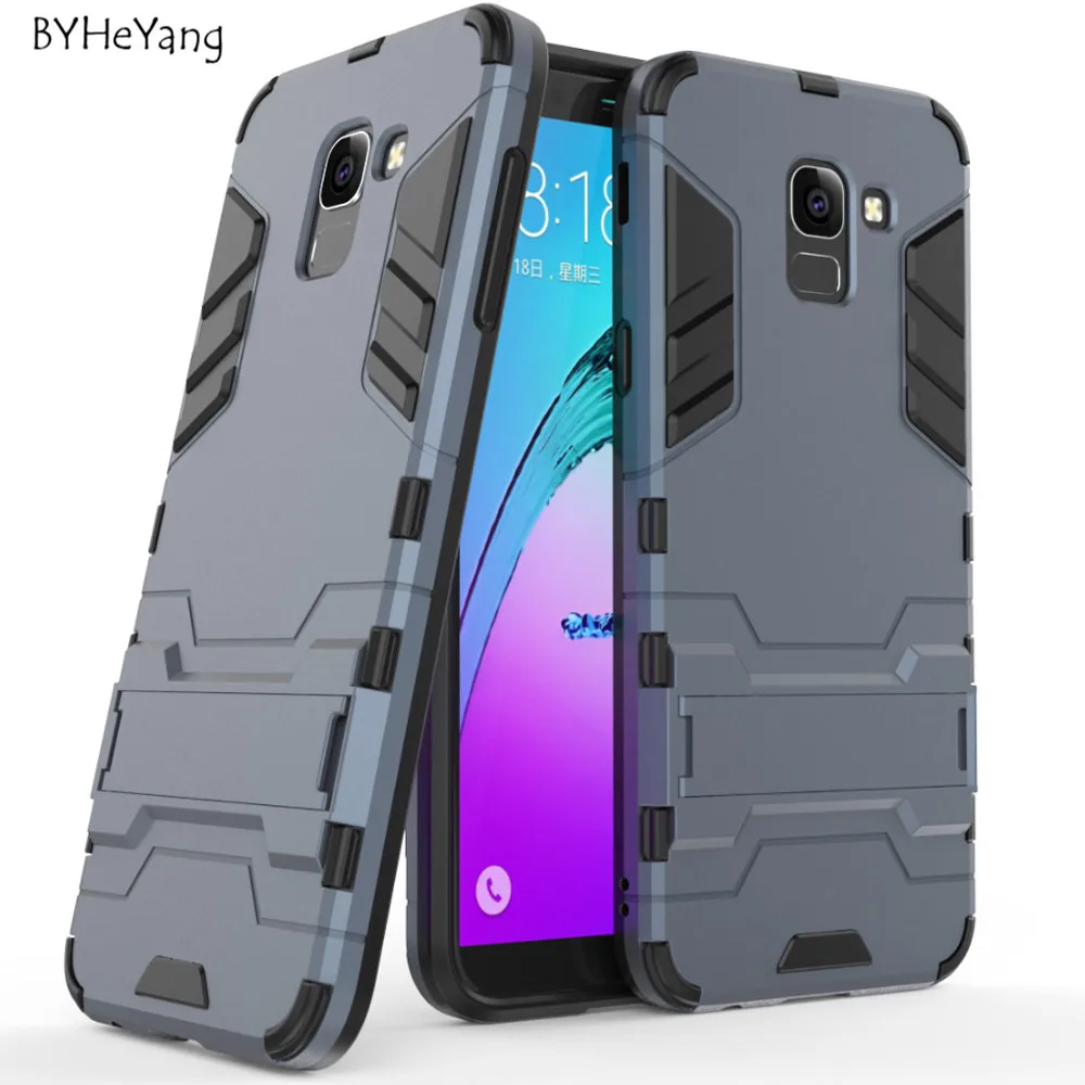 For Samsung Galaxy J6 2018 Case J6 2018 Cover Robot Armor Rubber Slim