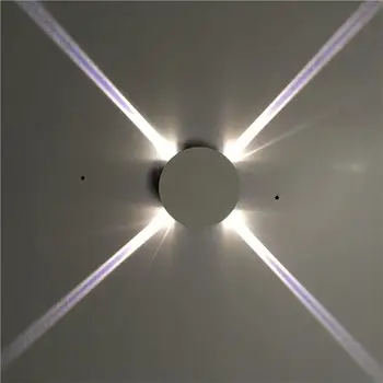 

Modern Simple 85-265V LED Cross Narrow Beam Aisle LED Wall Lamp Bedroom Corridor Staircase Indoor Spot Lights