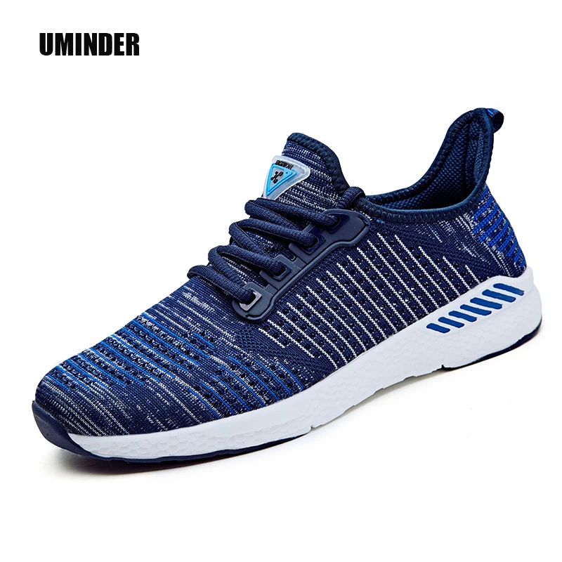 Uminder сетки кроссовки для Для мужчин женщин унисекс Flyknit бег sSummer атлетика обувь