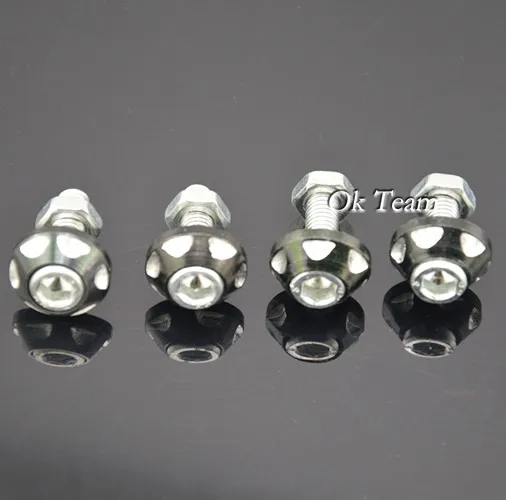Car Screws Universal 4pcs Thread License Plate Frame Bolts Screws for Car Truck