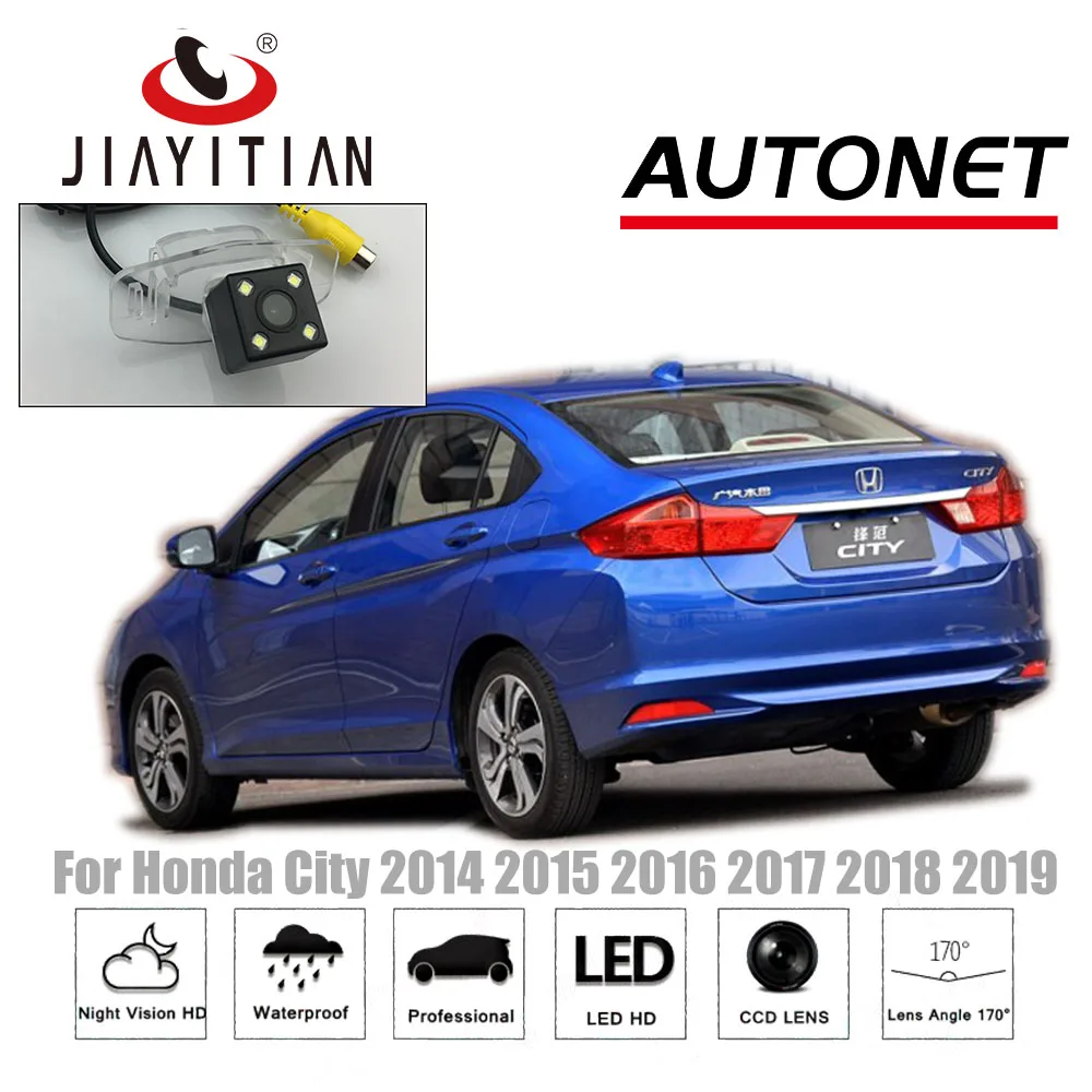Камера заднего вида JIAYTIAN для Honda City 6 honda Ballade/Grace GM6 2014 ~ 2018 CCD камера с ночным