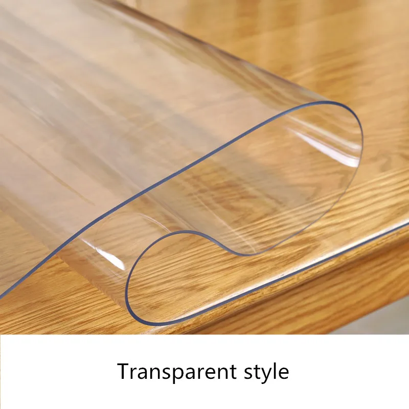 Прозрачная ПВХ скатерть из мягкого стекла матовый журнальный столик 2 мм толщина