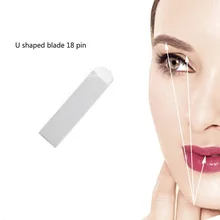 Иглы для перманентного макияжа Makup для губ needletttoo игла 50 шт 18U форма игла для бровей/ручная игла permnent макияж лезвие