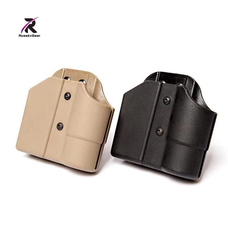 

FMA Belt Jacket Single Magazine and Flashlight Pouch For Airsoft Tactical Hunting In a G17 Cartridge a 1.5 Inch / 1 inch Torch