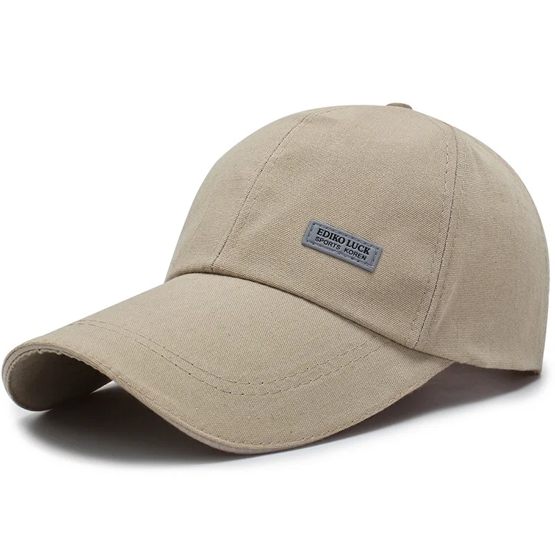 

2019 Golf Cap Baseball Cap Spring and Summer Outdoor Extended Corner Duck Tongue Cap Couple Cap Night Cursor Korean White Peach