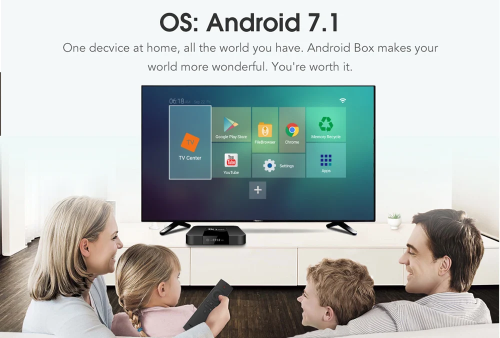TX3 Мини Смарт ТВ приставка Android 7.1.2 Amlogic S905W четырехъядерный 2 Гб 16 Гб 4 к 3D HDR IP tv медиаплеер ТВ тюнер Vga телеприставка