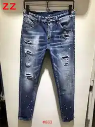 Н. Ф. JACK Новинка 2019 г. модные мужские джинсы Стильные рваные джинсы для мужчин брюки обтягивающие мужские джинсы Узкие прямые хип деним