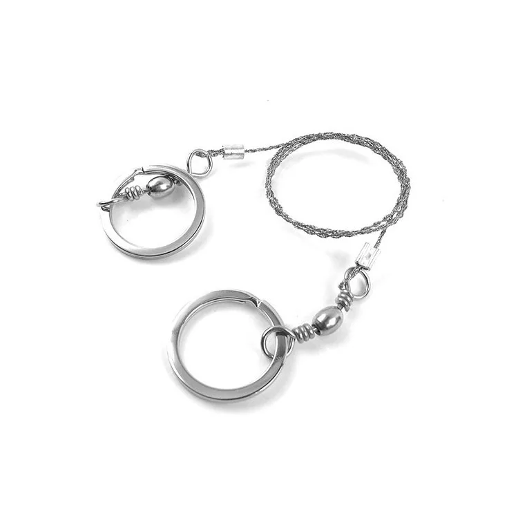 EDC Emergency Survival Gear Stainless Steel Wire Saw Wood Outdoor Camping Hiking Manual Hand Steel Rope Chain Saw Travel Tool