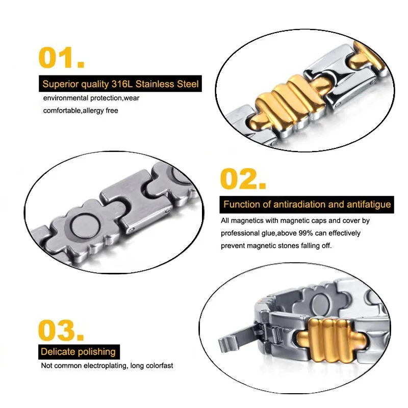 02Stainless steel magnetic bracelet (5)