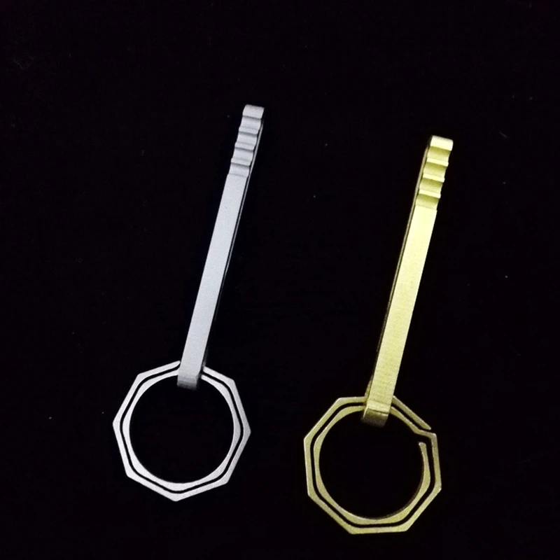 

Многофункциональный брелок для повседневного использования, латунный зажим для повседневного использования, зажимы для кемпинга, путешествий, снаряжения для выживания, подвесное кольцо, защита от потери