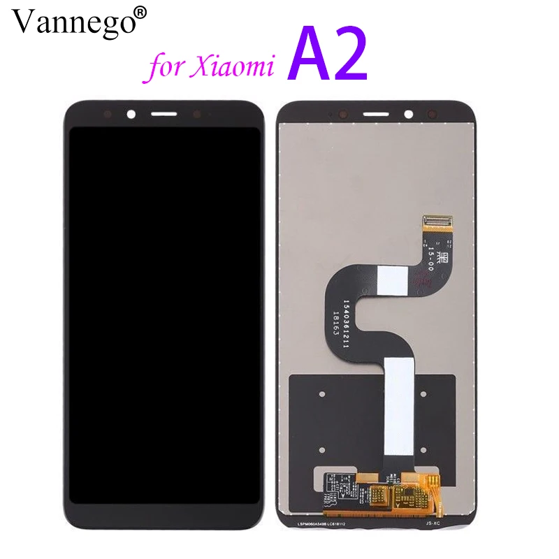

for Xiaomi Mi A2 MIA2 LCD Display Digitizer Touch Screen Assembly for Xiaomi Mi 6X MI6X Replacement Repair Parts White 5.99 inch
