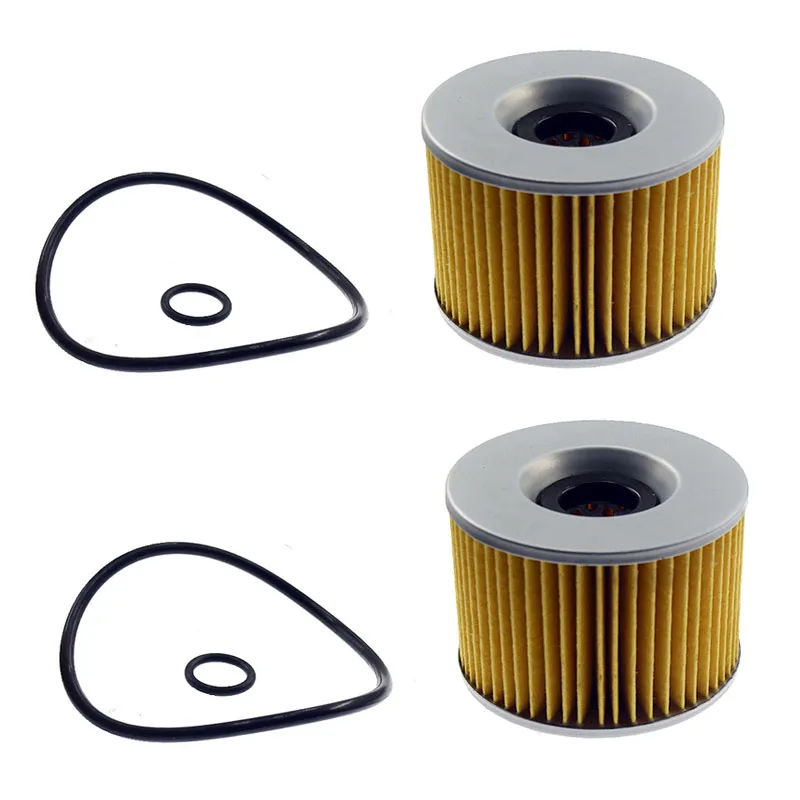 2 PC Для Kawasaki ZX1000 B1, B2, B3 ZX10 Tomcat Ninja 1988 1989 1990 ZX 1000 Мотоцикл масляный фильтр - Цвет: 2 PC
