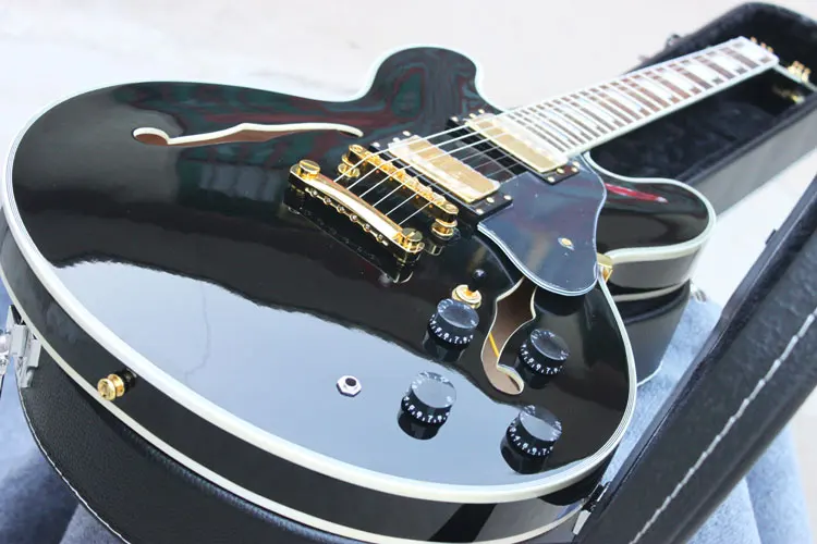 

Wholesale New arrive Free shipping HOT ! electric ES JAZZ 335 guitar High Quality with EBONY Frets in stock