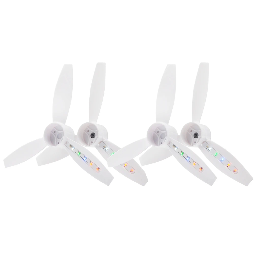 

1 or 2 Pair CW CCW RC Propeller Rechargeable LED Flash Propellers for Parrot Bebop 2 series Wifi FPV RC Drone Quadcopter