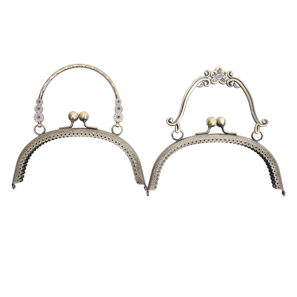 DIY Handle Craft 16.5cm 2 Size Metal Handbag Frame Kiss Clasp Lock For Purse Bag | Багаж и сумки