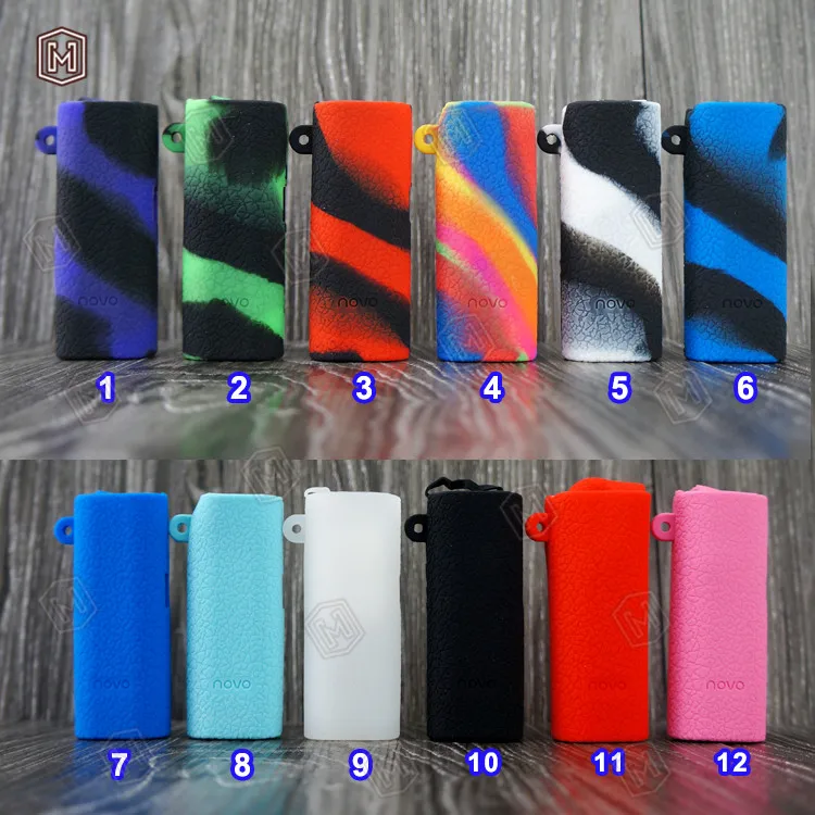 Силиконовый защитный чехол для электронных сигарет Smok Novo 13 цветов 1