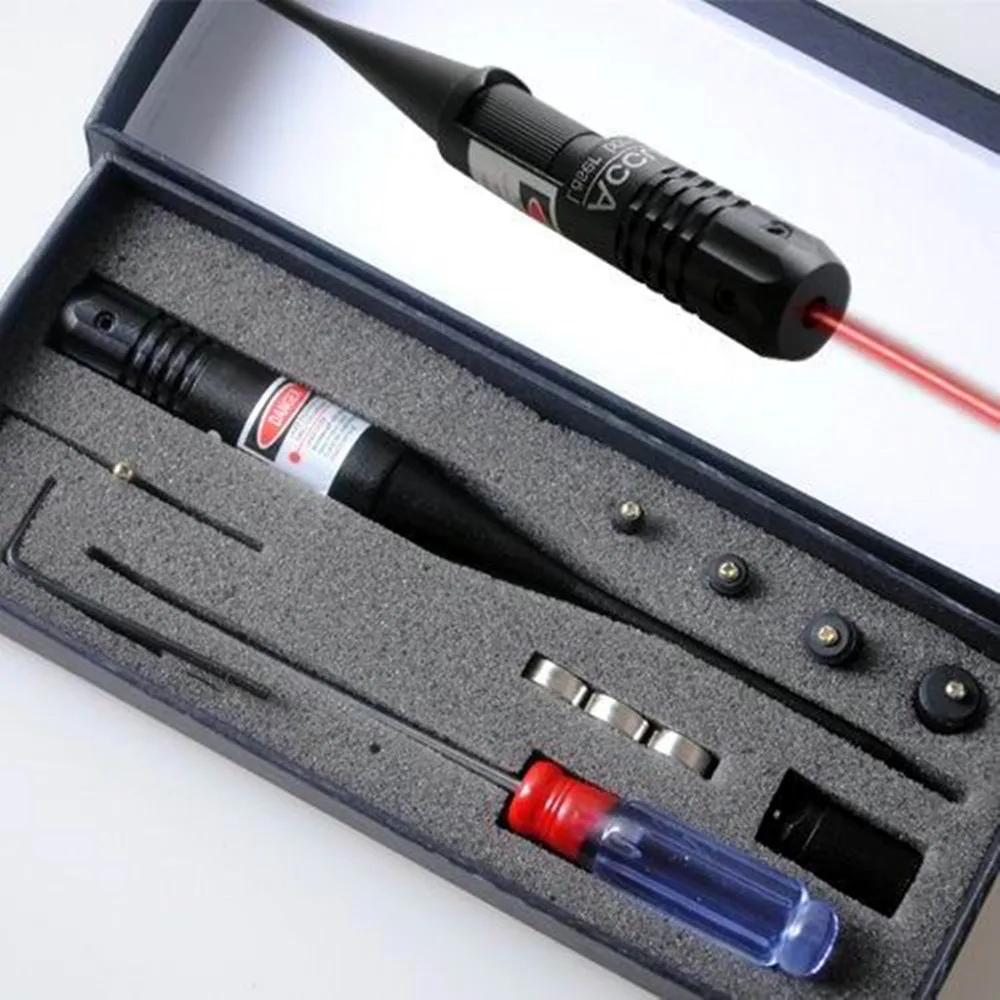 Красная Лазерная Диаметр лазерный прицел коллиматора комплект 0,22-0,50 Калибр 4 регулируемые адаптеры винтовок лазерный прицел