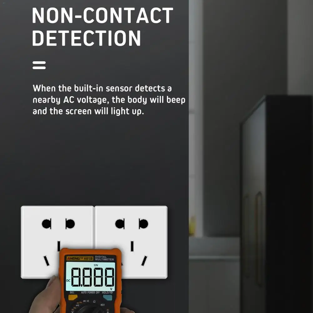 ANENG V01B Цифровой мультиметр Температура авто True-RMS Intelligent NCV 4000 Counts AC/DC Напряжение Ток измеритель омметра