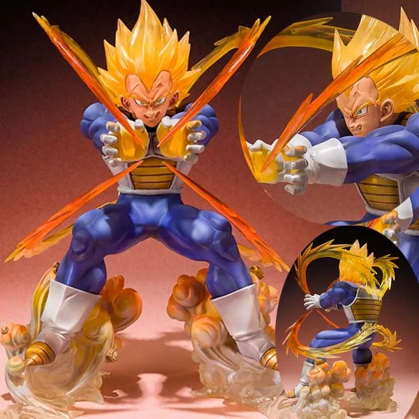 Anime Dragon Ball Z Super Saiyan Vegeta PVC Figure Model 15cm 